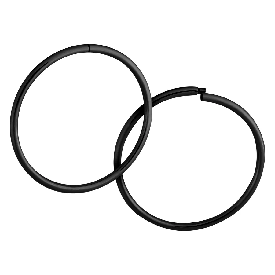 Hollowed Hoop Ring