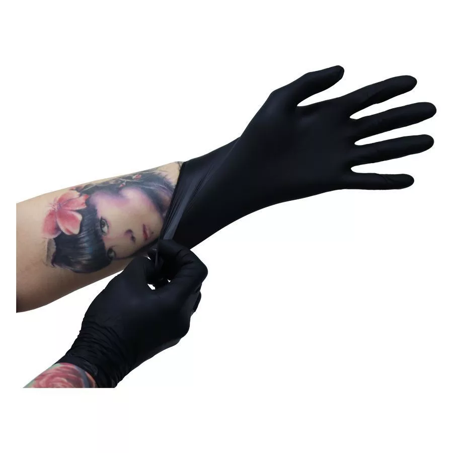 Guanti neri per bambini 22 cm guanti corti neri mimo ladro