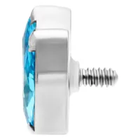 Blue Candy Marquise Attachment for Internally Threaded