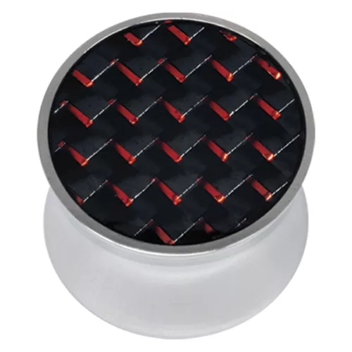 Steel Basicline® Carbon Fibre Black/Red Plug