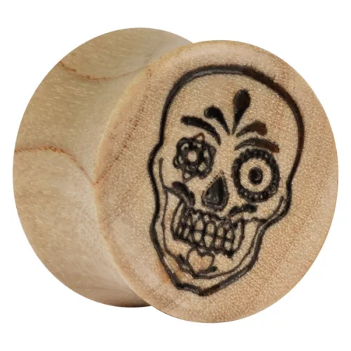 Earganic® - Mexican Skull on Crocodile