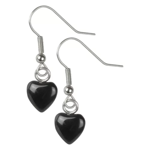 Wildkitten® - Black Heart Earrings