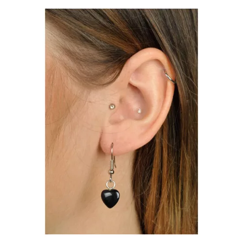 Wildkitten® - Black Heart Earrings