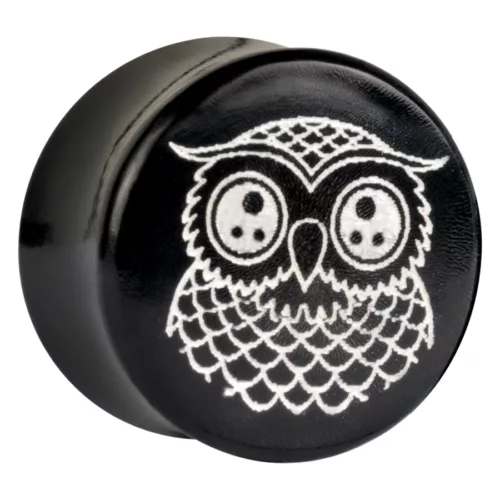 Cute Owl on Horn Deluxe
